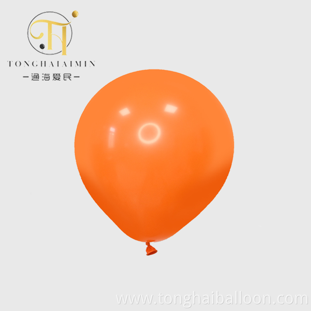 Matte Orange Balloons